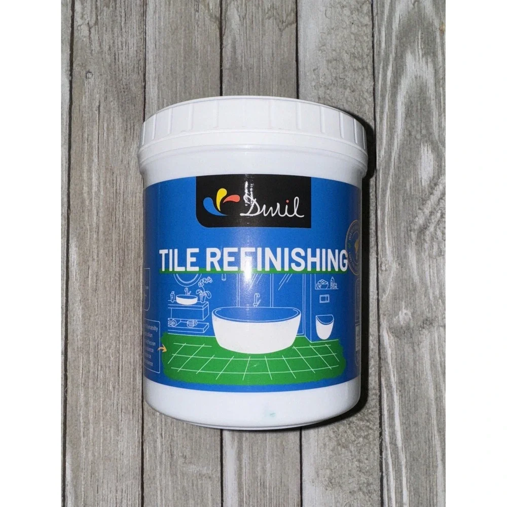 Duril Tile Refinishing 1kg‎ 33 Fl Oz Light Grey exp 7/2025 Brush roll or spray